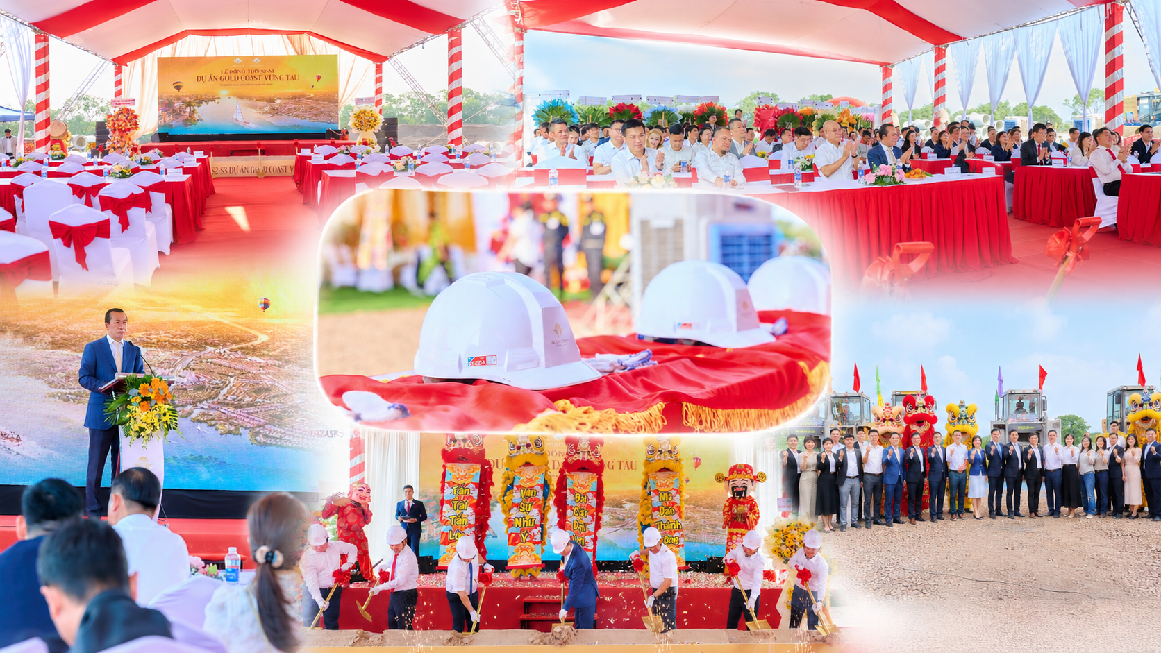 Tổ Chức Lễ Khởi Công Xã Đất Đỏ