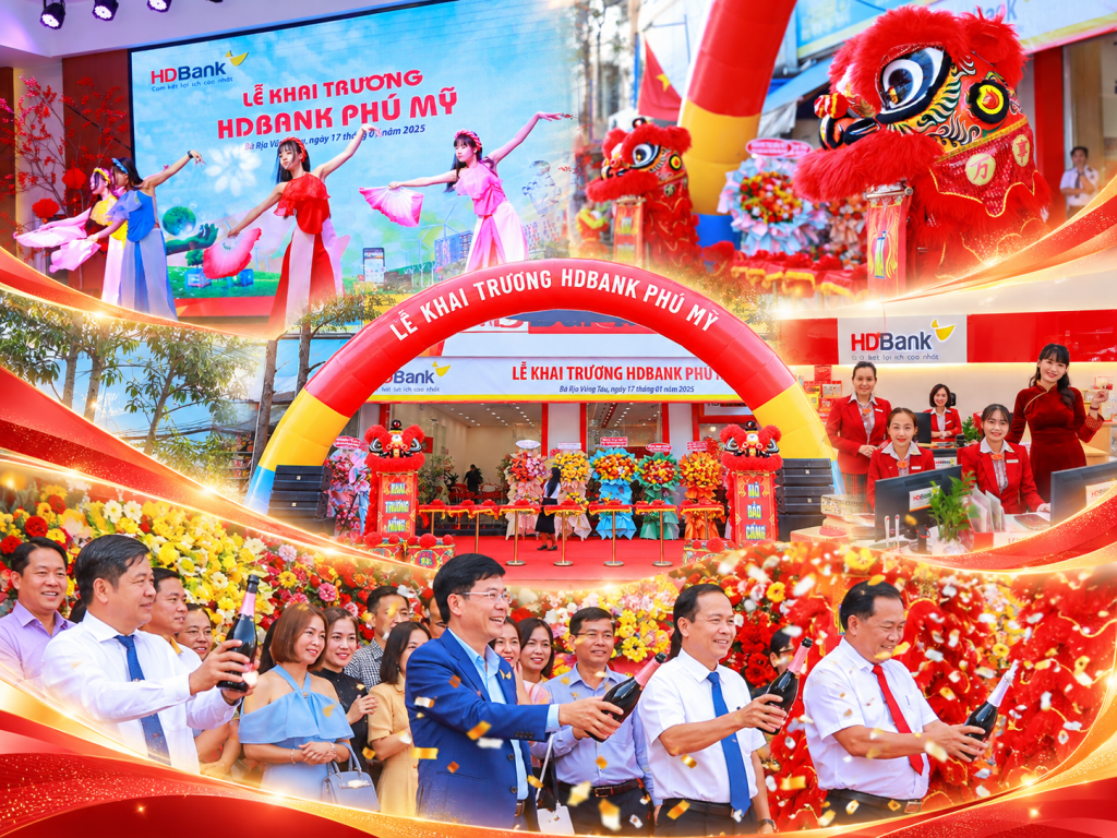 Lễ khai trương HD BANK Phú Mỹ